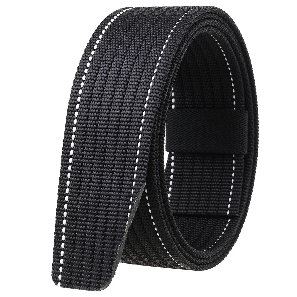 HKM-864979 Mens Braided Elastic Slide Belt - Retro Style Adjustable Accessory