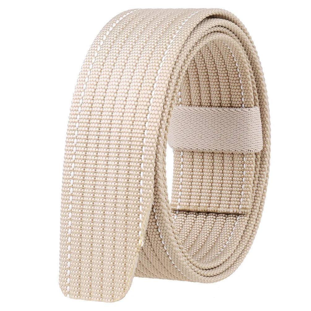 HKM-864979 Mens Braided Elastic Slide Belt - Retro Style Adjustable Accessory