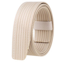 HKM-864979 Mens Braided Elastic Slide Belt - Retro Style Adjustable Accessory