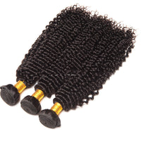 HKM-297747 Real Human Hair Curly Extensions - Long Fashionable Wig in Various Lengths