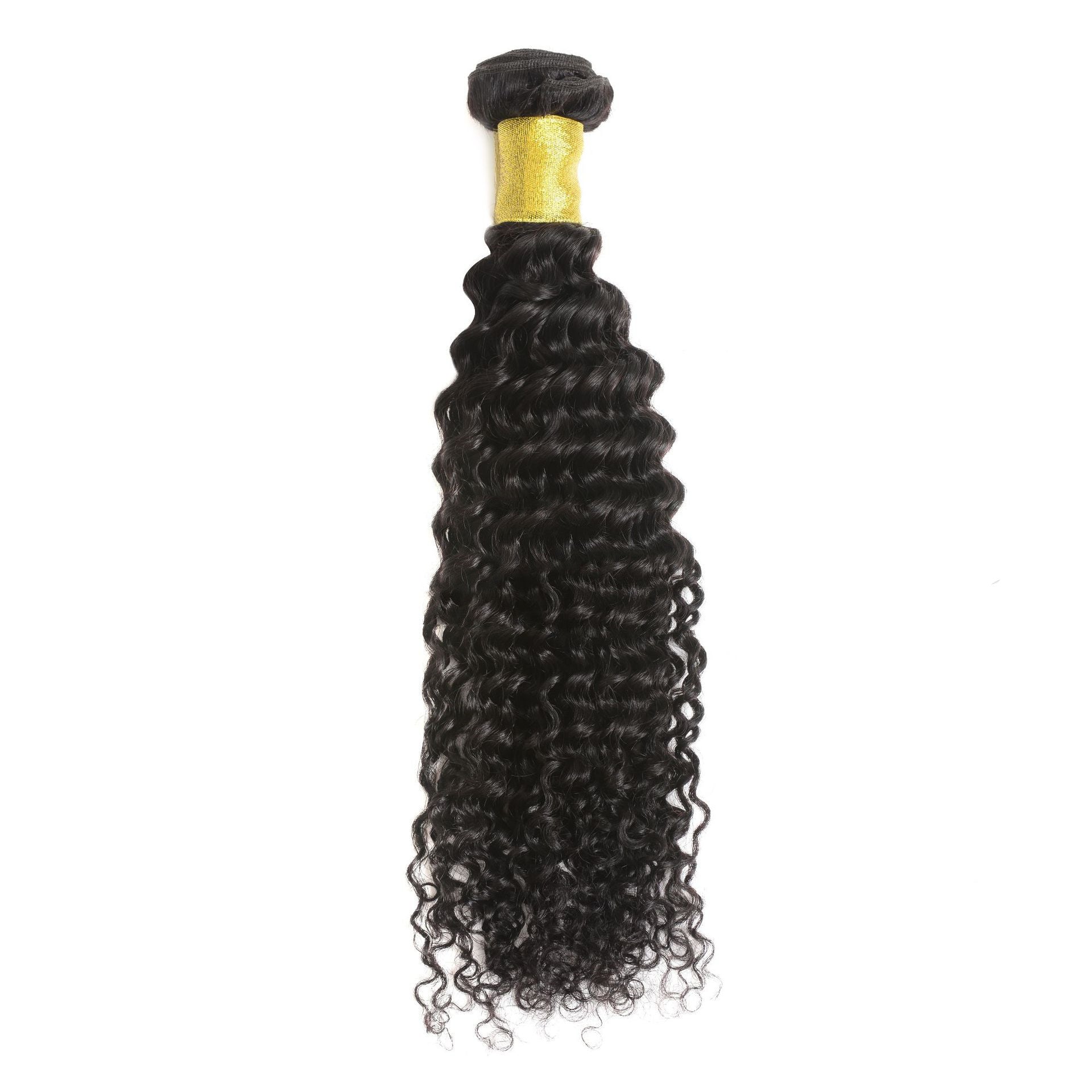 HKM-297747 Real Human Hair Curly Extensions - Long Fashionable Wig in Various Lengths