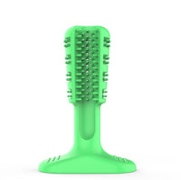 HKM-170579 Ergonomic Pet Toothbrush for Dogs - Multiple Sizes Available in Blue, Green, and Black