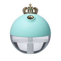 HKM-736275 Mini USB Crown Humidifier with 320ML Capacity and 8 Hours Continuous Spray