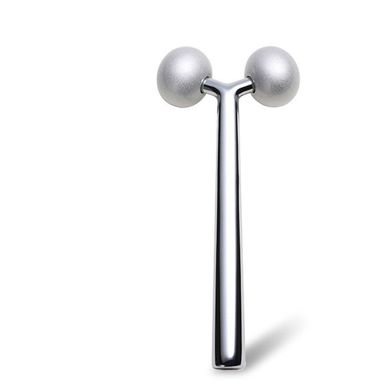 HKM-390611 3D Roller Massage Beauty Instrument - Aluminum/Zinc Alloy, Compact Design, Lightweight, Includes Instructions