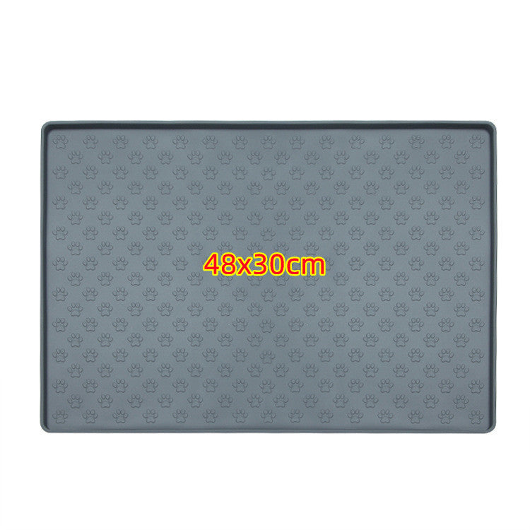 HKM-173523 Eco-Friendly Silicone Pet Mat with Anti-Slip and Leak-Proof Design, Ideal for Drinks and Chilled Foods