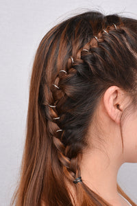 HKM-542931 Alloy DIY Hair Braid Circle Hair Clips Set - 10pcs Hair Accessories