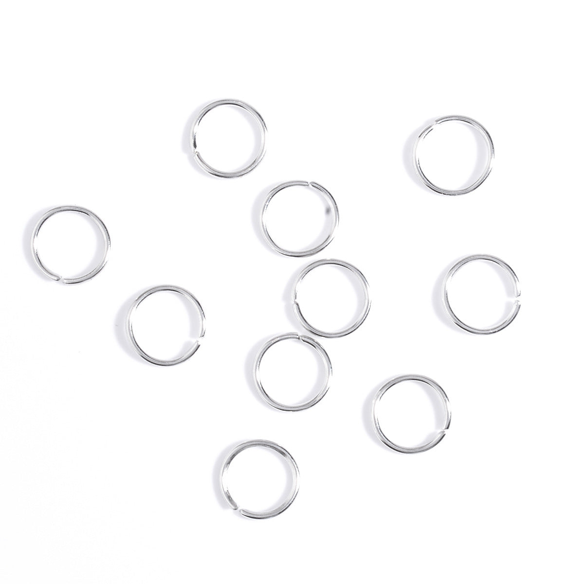 HKM-542931 Alloy DIY Hair Braid Circle Hair Clips Set - 10pcs Hair Accessories