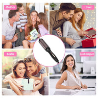 HKM-960403 3-in-1 Thermal Brush for Hair Styling, Straightening, and Curling with 10 Heating Levels and Fast 30S Heating
