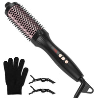 HKM-960403 3-in-1 Thermal Brush for Hair Styling, Straightening, and Curling with 10 Heating Levels and Fast 30S Heating