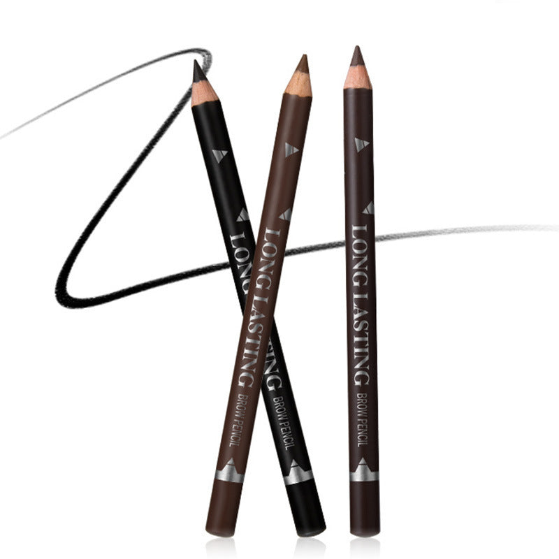 HKM-314195 Non-fading Non-smudge Eyebrow Pencil in Black, Dark Brown, and Brown Shades