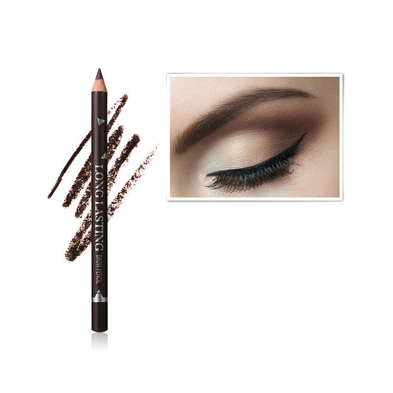 HKM-314195 Non-fading Non-smudge Eyebrow Pencil in Black, Dark Brown, and Brown Shades