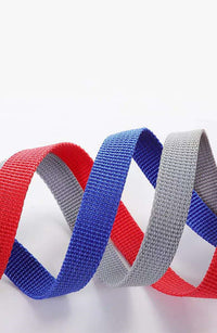 HKM-827923 Reflective Dog Rope with Adjustable Velcro - Lightweight Mesh Traction Belt for Pets