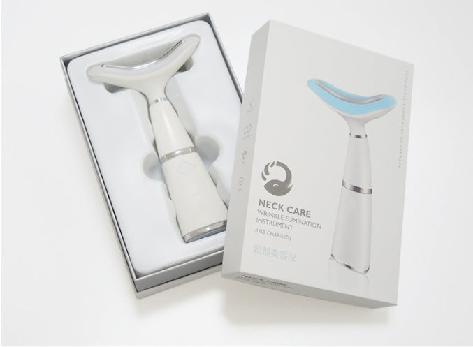 HKM-422227 Neck Massager with Lifting and Firming Effects, Micro-Current and Temperature Control for Skin Contouring