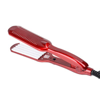 HKM-241171 Electric Splint Curling Iron with Tourmaline Ceramic, 16MM-20MM Diameter, Ideal for Wet and Dry Hair