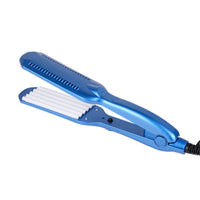 HKM-241171 Electric Splint Curling Iron with Tourmaline Ceramic, 16MM-20MM Diameter, Ideal for Wet and Dry Hair