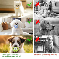 HKM-283539 Small Dog and Kitten Pacifier Chew Toys for Teething Relief and Calmness