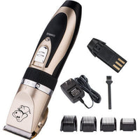 HKM-281107 Titanium Ceramic Blade Pet Clippers with 100CM Charger Cord, 5-Hour Charge, 45-60 Minutes Runtime