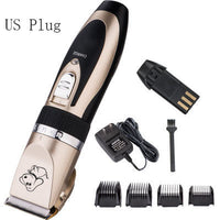 HKM-281107 Titanium Ceramic Blade Pet Clippers with 100CM Charger Cord, 5-Hour Charge, 45-60 Minutes Runtime
