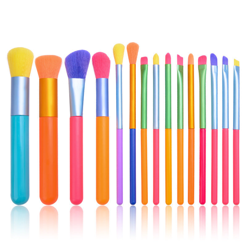 HKM-279123 Portable Makeup Brush Set - 35-Piece Collection for Foundation and Eyeshadow Application