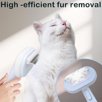 HKM-640403 5-in-1 Pet Grooming Kit for Cats and Dogs - Slicker Brush, Undercoat Rake, Deshedding Comb & Massage Brush with Self-Cleaning Feature