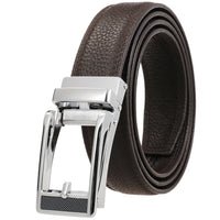 HKM-512595 Custom Adjustable Leather Belts with Designer Buckles for Men