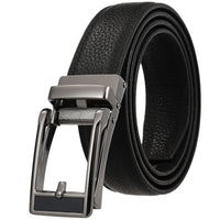 HKM-512595 Custom Adjustable Leather Belts with Designer Buckles for Men