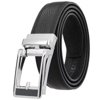 HKM-512595 Custom Adjustable Leather Belts with Designer Buckles for Men