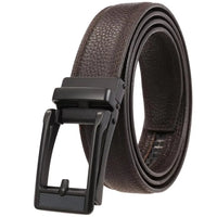 HKM-512595 Custom Adjustable Leather Belts with Designer Buckles for Men
