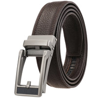 HKM-512595 Custom Adjustable Leather Belts with Designer Buckles for Men