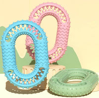 HKM-477011 Durable O-Ring Dog Chewing Toy for Aggressive Chewers – Interactive Dental Molar Toy for All Breeds