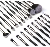 HKM-819219 20-Piece Makeup Brush Set with Brush Bag, Nylon/Plastic/PU, Compact Size 19.5*12.5*2cm