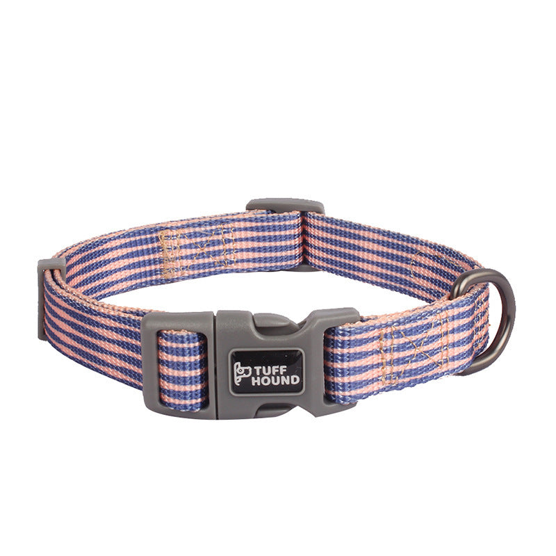 HKM-085139 Nylon Dog Traction Collar with Letter Pattern, Casual Style, Suitable for All Seasons