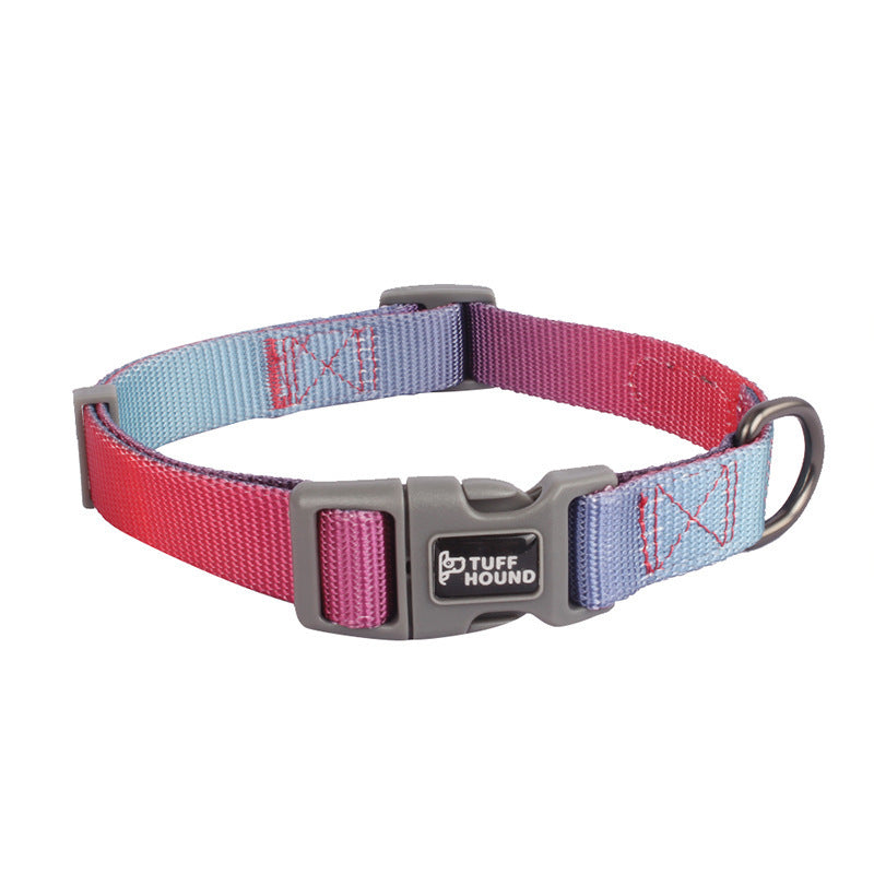 HKM-085139 Nylon Dog Traction Collar with Letter Pattern, Casual Style, Suitable for All Seasons
