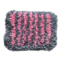 HKM-738003 Colorful Pet Sniffing Pad for Training and Exercise, Eco-Friendly Plush, Slow Feeding and Stress Relief Mat, Available in Blue and Pink