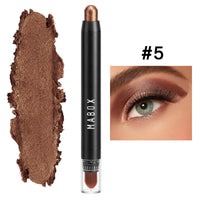 HKM-835027 Waterproof Eye Shadow Stick - Pearlescent and Earth Tone Color Options