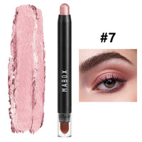 HKM-835027 Waterproof Eye Shadow Stick - Pearlescent and Earth Tone Color Options