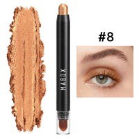 HKM-835027 Waterproof Eye Shadow Stick - Pearlescent and Earth Tone Color Options