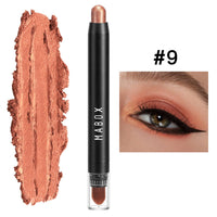 HKM-835027 Waterproof Eye Shadow Stick - Pearlescent and Earth Tone Color Options