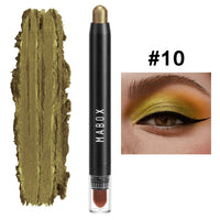 HKM-835027 Waterproof Eye Shadow Stick - Pearlescent and Earth Tone Color Options