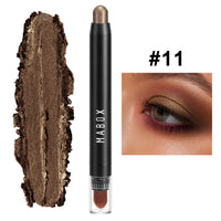 HKM-835027 Waterproof Eye Shadow Stick - Pearlescent and Earth Tone Color Options