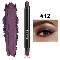 HKM-835027 Waterproof Eye Shadow Stick - Pearlescent and Earth Tone Color Options