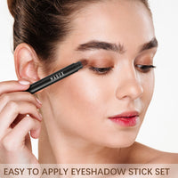 HKM-835027 Waterproof Eye Shadow Stick - Pearlescent and Earth Tone Color Options