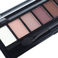 HKM-702803 10-Color Natural Eye Shadow Palette with Silk Texture and Brush