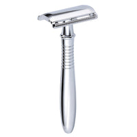 HKM-840467 Retro Double-Sided Razor with 5 Platinum Blades and Eco-Friendly Gift Box