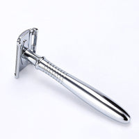 HKM-840467 Retro Double-Sided Razor with 5 Platinum Blades and Eco-Friendly Gift Box