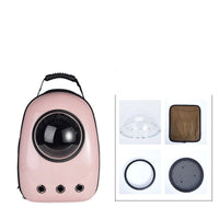 HKM-330451 Transparent Pet Carrier Chest Bag - Stylish Backpack for Cats and Small Pets