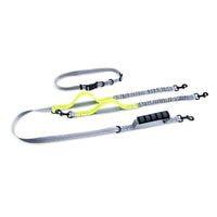 HKM-361107 Reflective Telescopic Dog Leash with Traction Rope - 165-185cm Long, 70-120cm Adjustable Belt in Fluorescent Green, Orange, and Dark Green