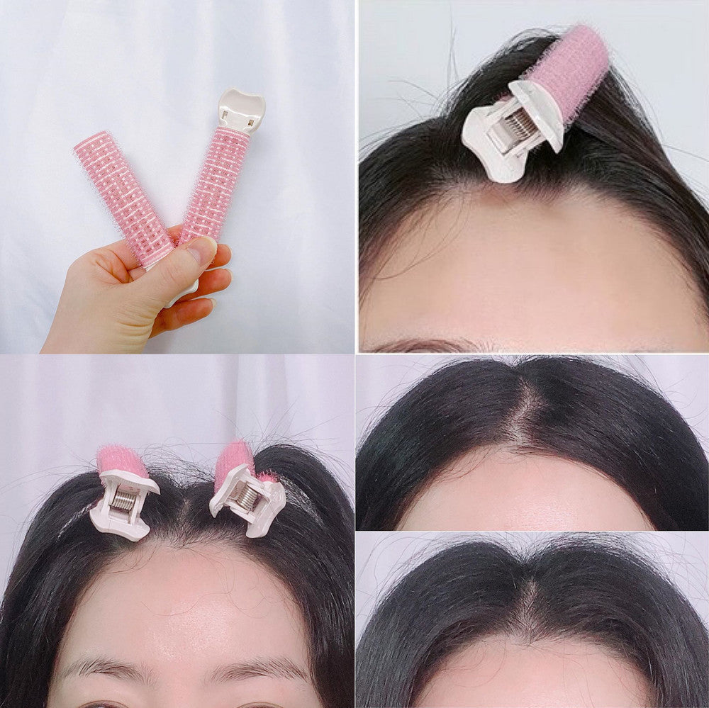HKM-486291 Korean Fluffy Hair Root Curlers with ABS Plastic and Woven Cloth – 8 Coils for Volume