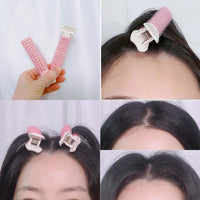 HKM-486291 Korean Fluffy Hair Root Curlers with ABS Plastic and Woven Cloth – 8 Coils for Volume