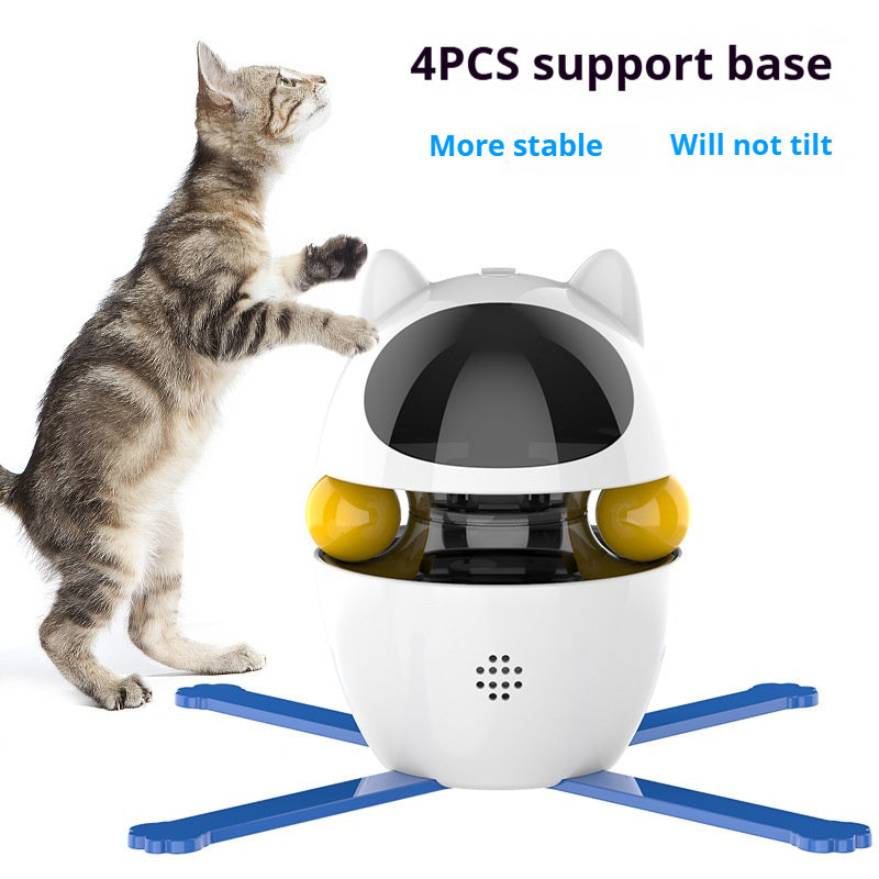 HKM-832851 Automatic Interactive Cat Toy with Elastic Rope for Indoor Cats